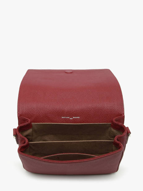 Cross Body Tas Rotterdam Leder Nathan baume Rood mondrian 3 ander zicht 3